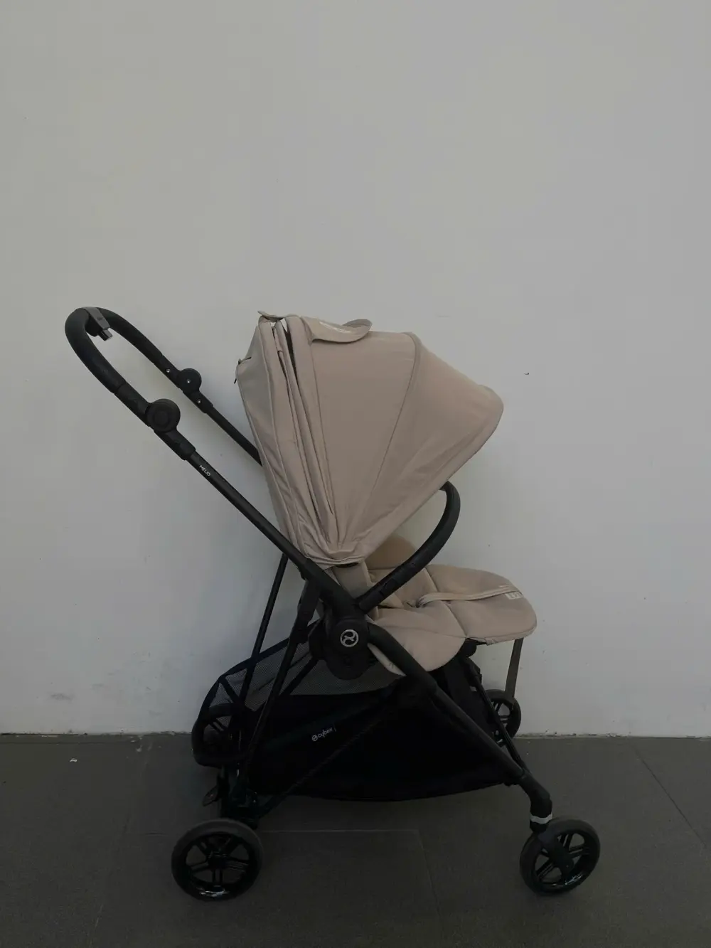 Xe đẩy Cybex Melio carbon 3 màu beige (tặng kèm đệm lót nằm xe đẩy Kate mesh thoáng mát) - Ảnh 26