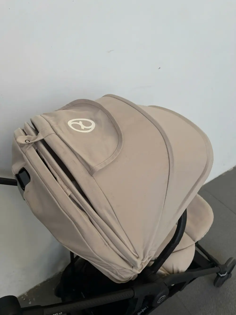 Xe đẩy Cybex Melio carbon 3 màu beige (tặng kèm đệm lót nằm xe đẩy Kate mesh thoáng mát) - Ảnh 32