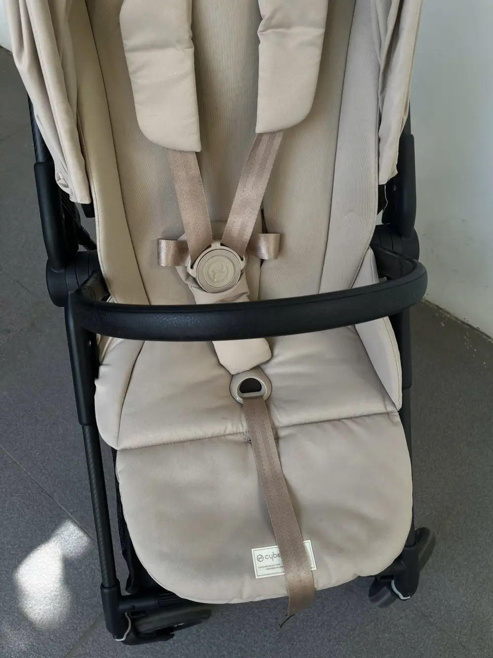 Xe đẩy Cybex Melio carbon 3 màu beige (tặng kèm đệm lót nằm xe đẩy Kate mesh thoáng mát) - Ảnh 33