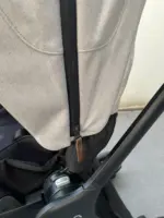 Xe đẩy Nuna triv màu xám be khung đen - Ảnh 8