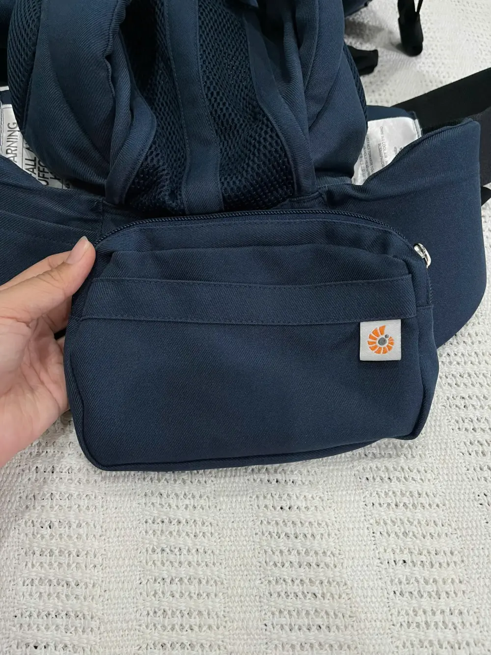 Địu cho bé Ergobaby Omni 360 Cool Air Mesh, Midnight Blue ( no box) - Ảnh 16