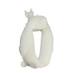 Gối thỏ Raras vải bamboo màu trắng