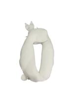 Gối thỏ Raras vải bamboo màu trắng