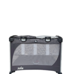 Cũi gấp gọn Joie Commuter Change & Snooze Linen Gray