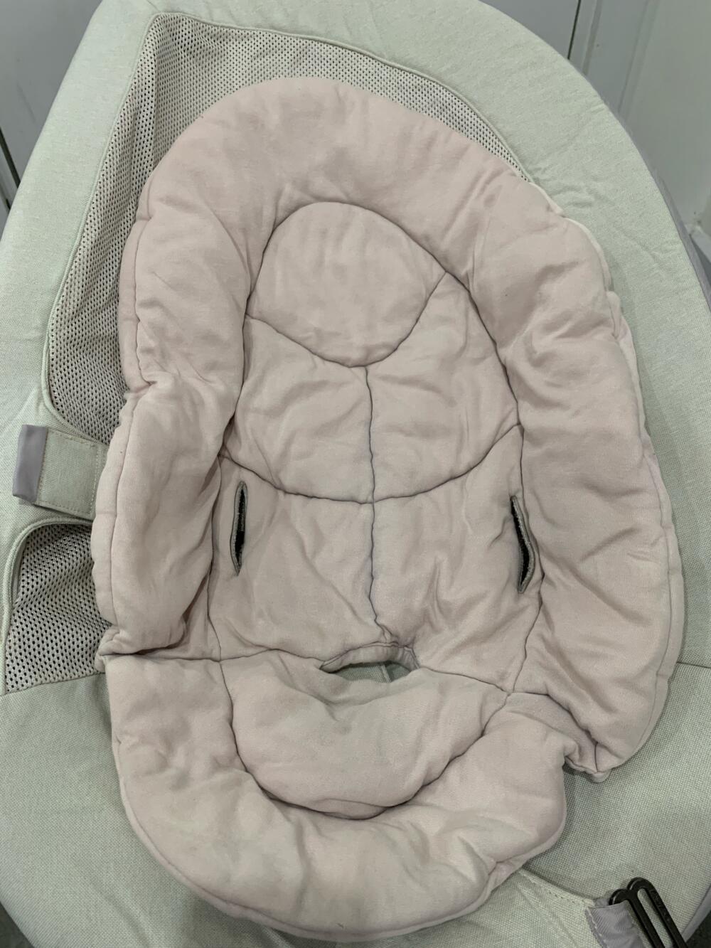 Nôi Nuna Leaf Curv kèm thanh đồ chơi màu xám/ hồng (sơ sinh - 60kg) - Ảnh 4