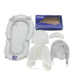 Nôi di động Rubaby màu xám kèm phụ kiện (full box)