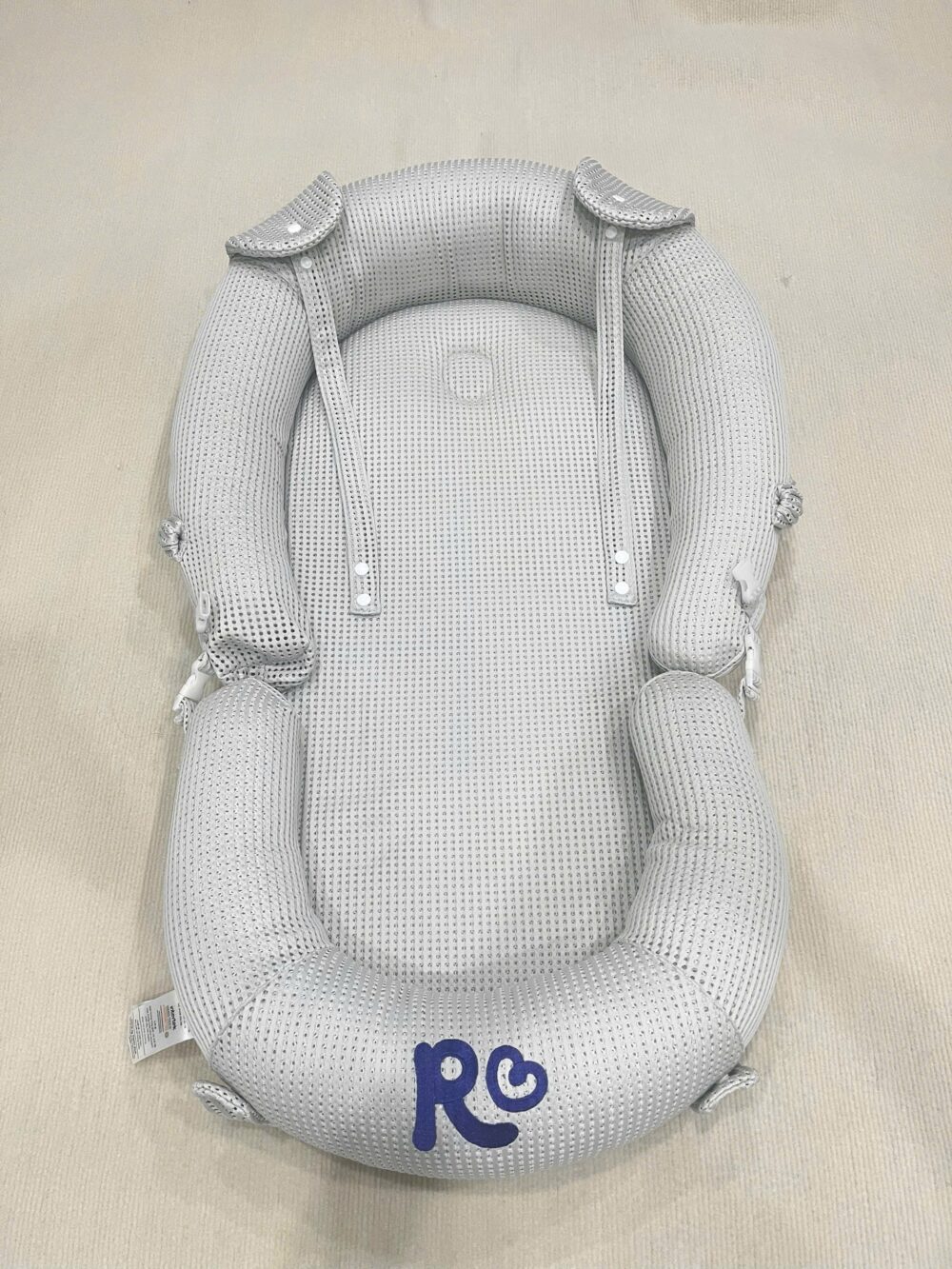 Nôi di động Rubaby màu xám kèm phụ kiện (full box) - Ảnh 4