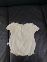 Set 2 bộ body suit HeheHihi cho bé màu trắng, be (size:1/3m,6/9m) - Ảnh 2