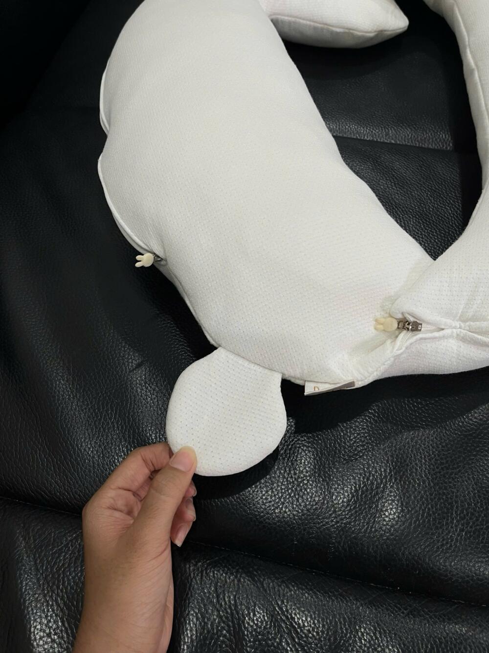 Gối thỏ Raras vải bamboo màu trắng - Ảnh 2