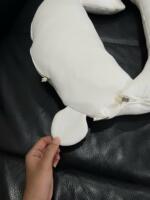 Gối thỏ Raras vải bamboo màu trắng - Ảnh 2