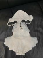 Set 2 bộ body suit HeheHihi cho bé màu trắng, be (size:1/3m,6/9m) - Ảnh 5