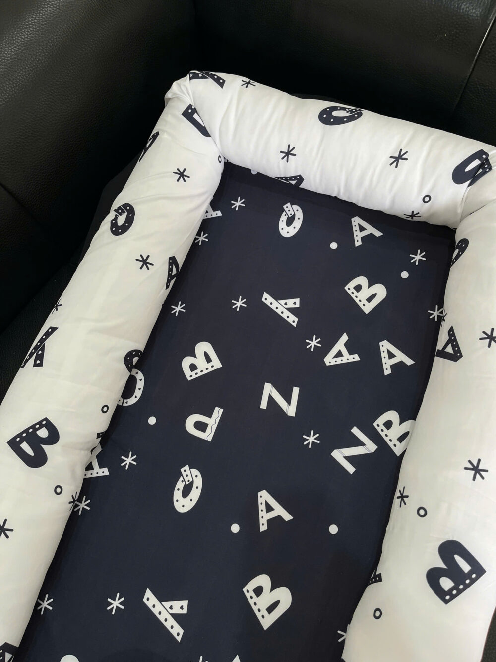 Giường đệm ngủ cho bé Navy/trắng (no brand) - Ảnh 4