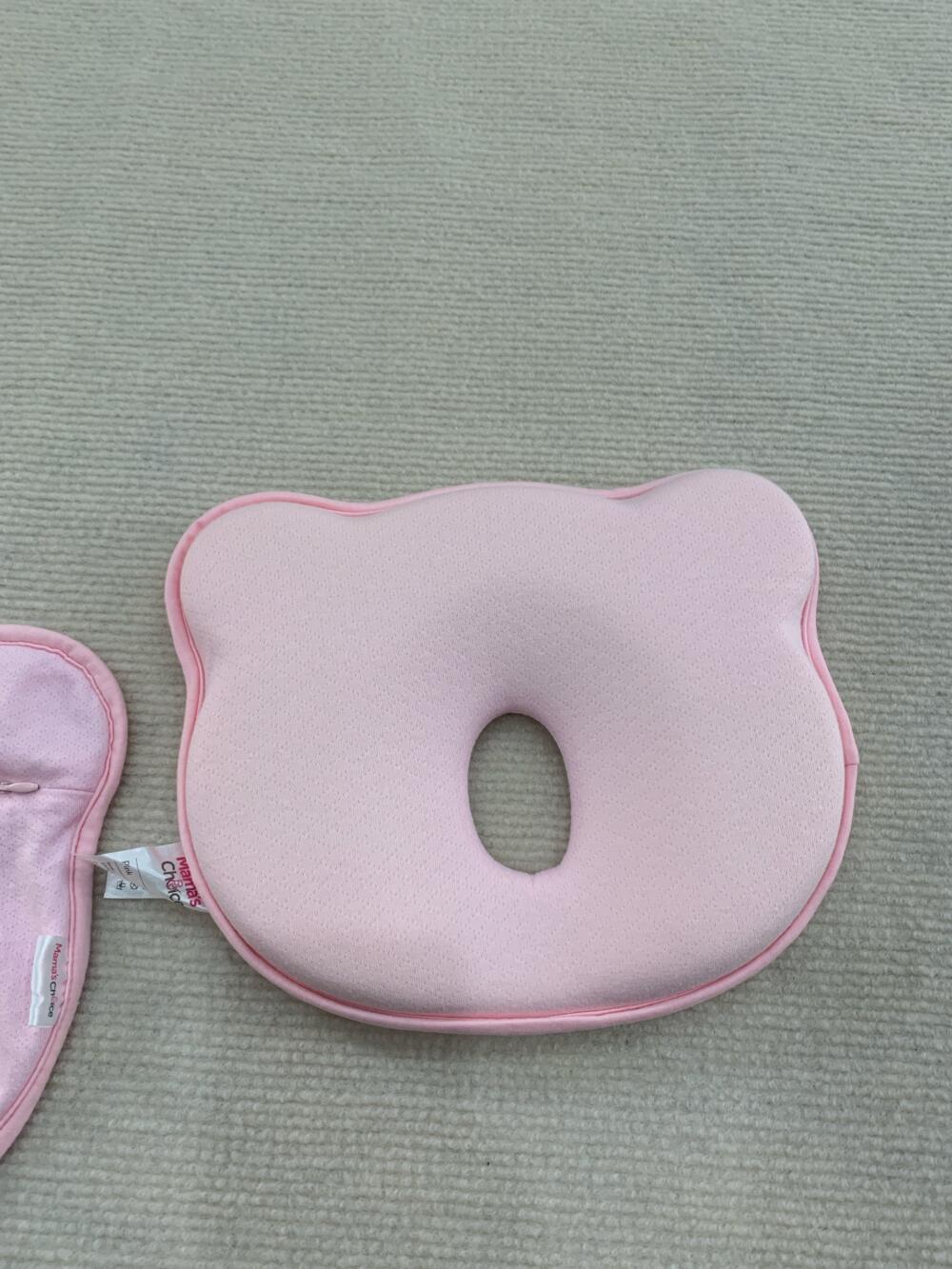 Gối nằm chống bẹp đầu cho bé Mama's Choice màu hồng - Ảnh 3