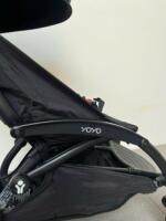 Xe đẩy yoyo+ màu đen kèm bọc tay da (size: 6M/22kg) - Ảnh 4