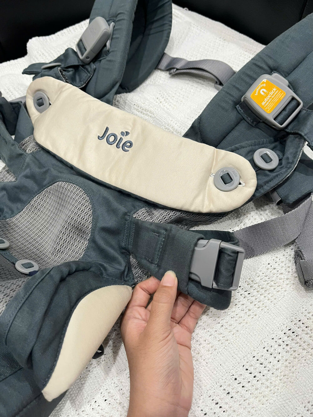 Địu Joie Savvy 4in1 Marina (Như mới/no box) - Ảnh 7