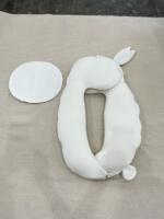 Gối thỏ Raras vải bamboo kèm đệm lót làm mát đầu bé (size: 0/2y) - Ảnh 3