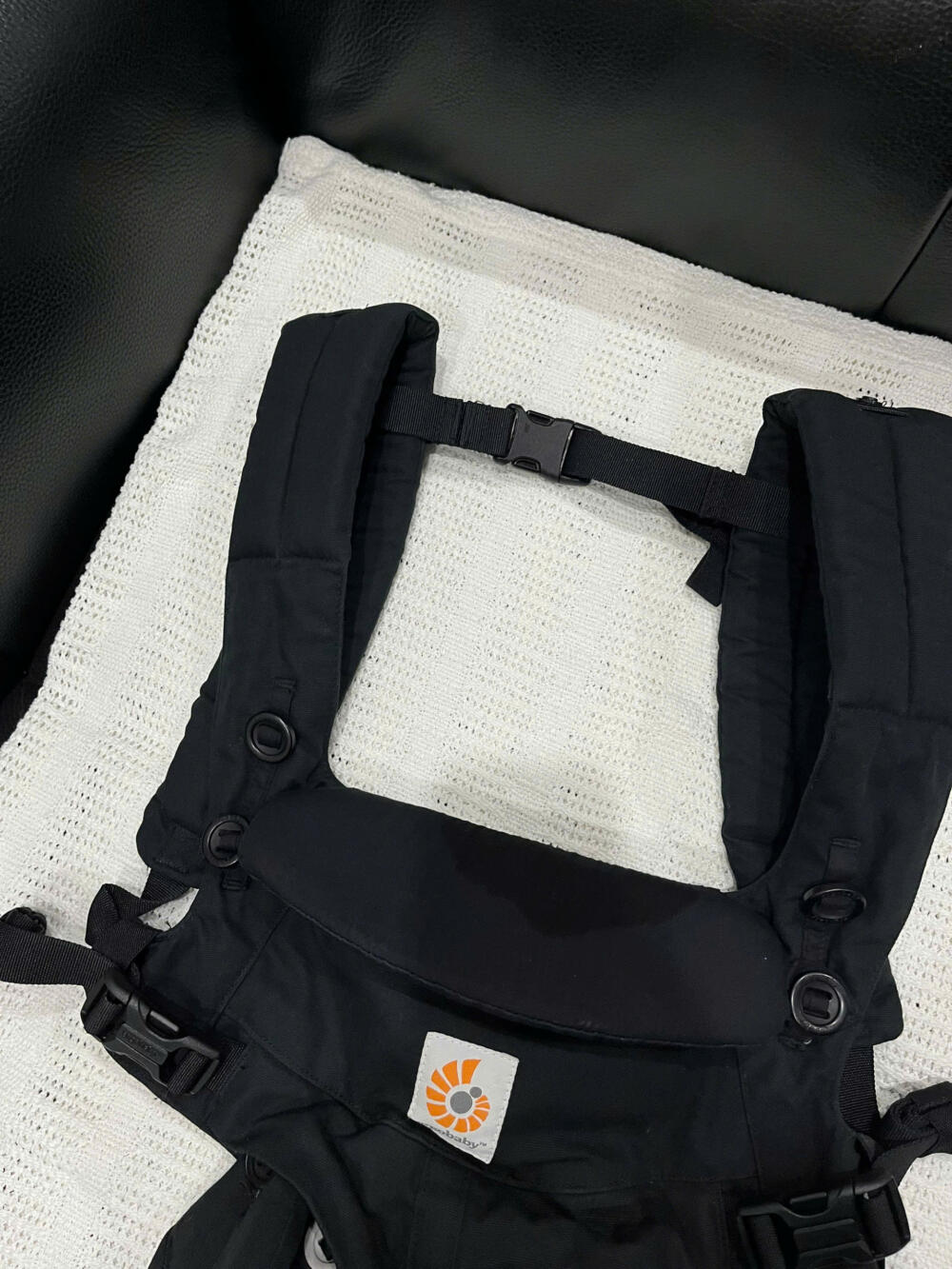 Địu Ergobaby Omni 360 Cotton màu đen (no box) - Ảnh 3