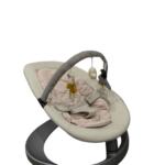 Nôi Nuna Leaf Curv kèm thanh đồ chơi màu xám/ hồng (sơ sinh - 60kg)