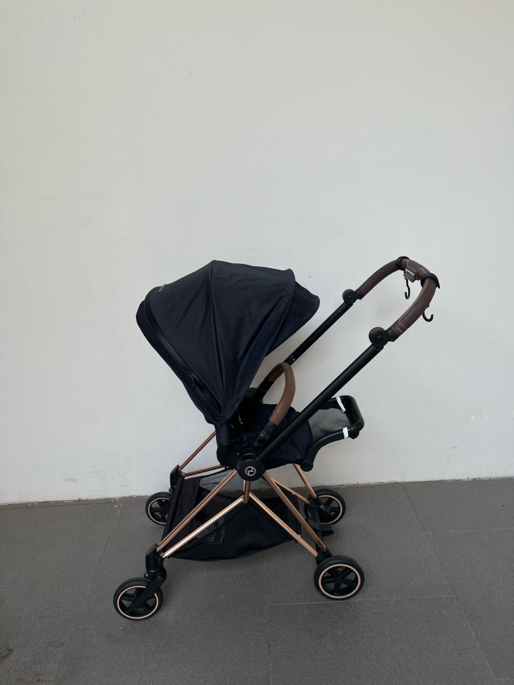 Xe đẩy Cybex Mios 2 màu đen khung rosegold (sơ sinh-22kg) - Ảnh 7