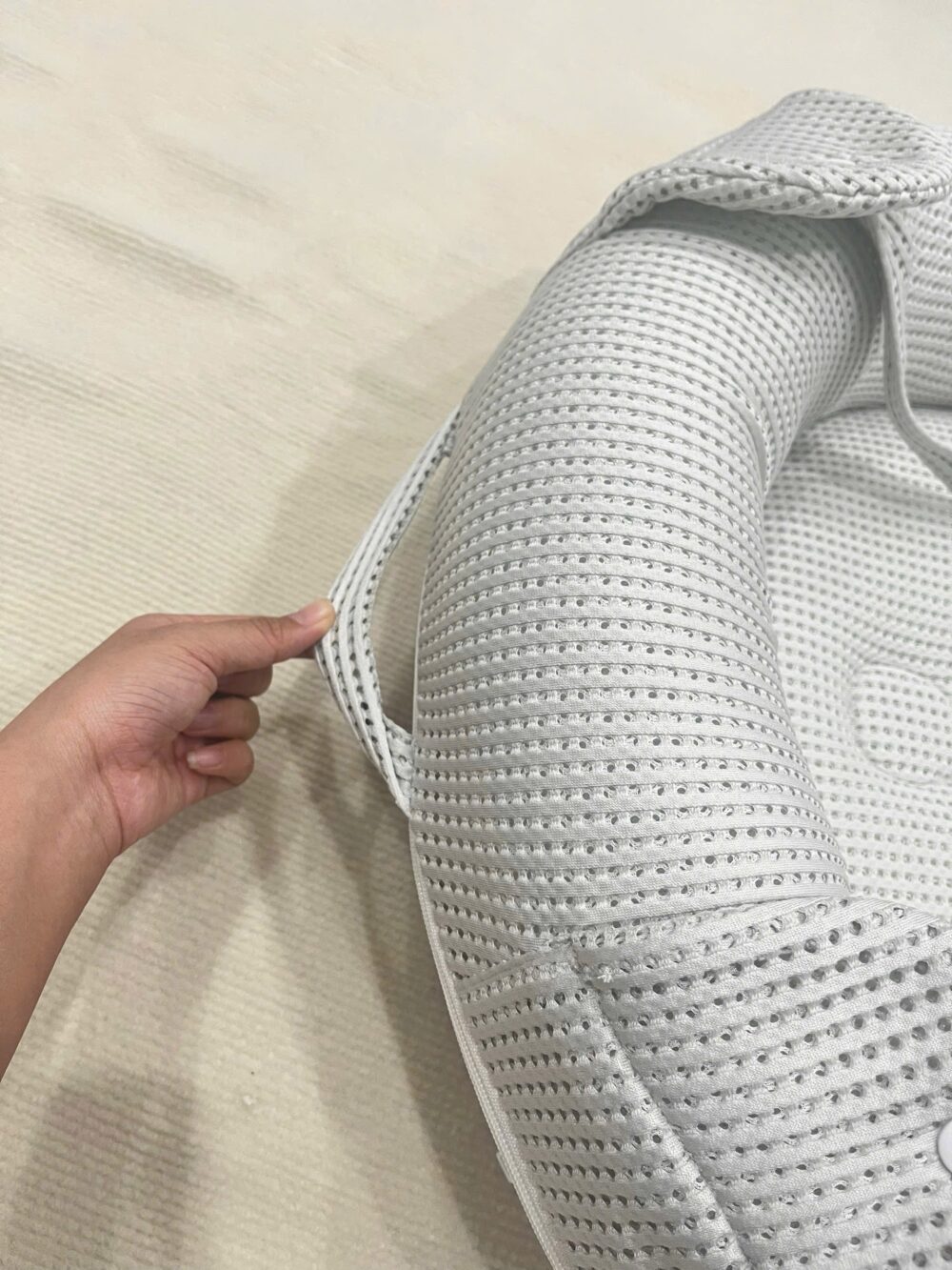 Nôi di động Rubaby màu xám kèm phụ kiện (full box) - Ảnh 8