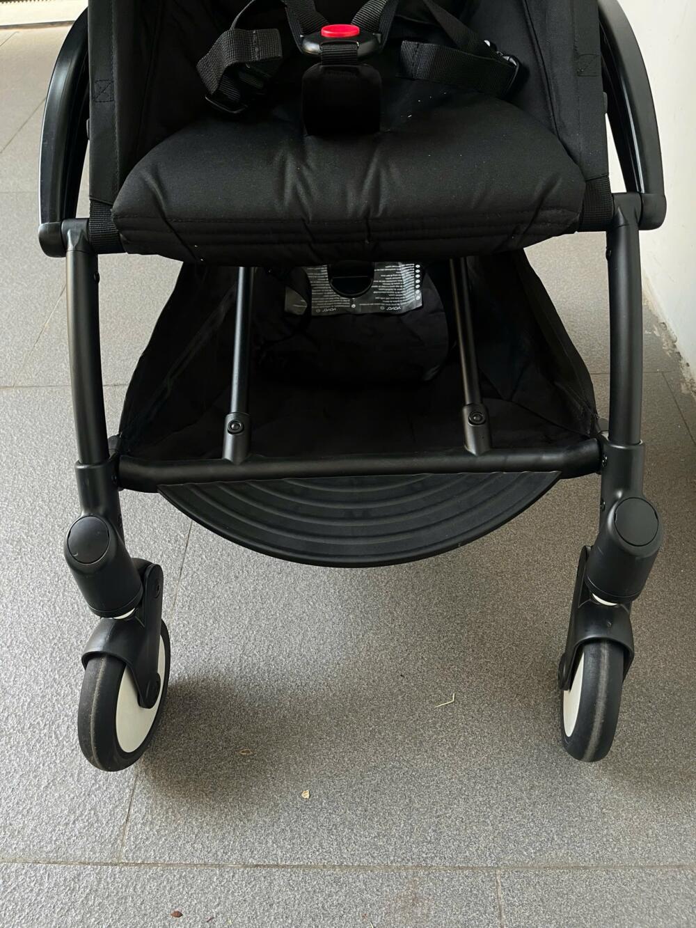 Xe đẩy yoyo+ màu đen kèm bọc tay da (size: 6M/22kg) - Ảnh 7