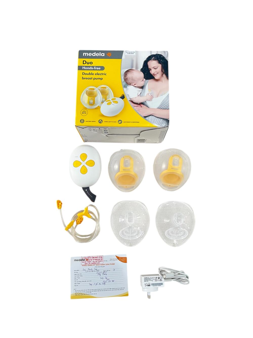 Máy hút sữa Medela Duo Hands-free (fullbox, còn BH 11/11/2026) - Ảnh 1