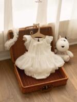 Set 2 bộ body suit HeheHihi cho bé màu trắng, be (size:1/3m,6/9m) - Ảnh 6