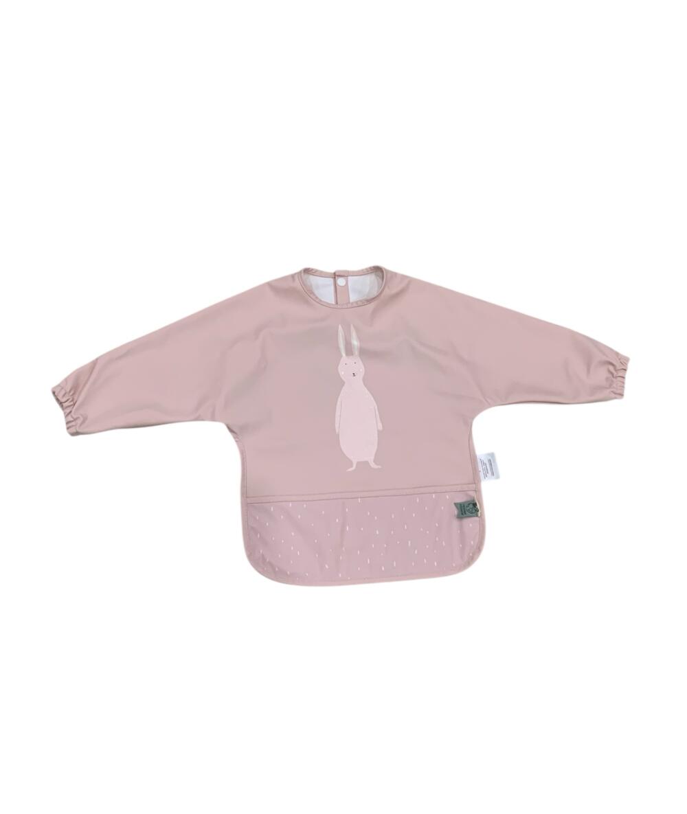 Yếm ăn chống thấm nước Trixie màu hồng - Ảnh 1