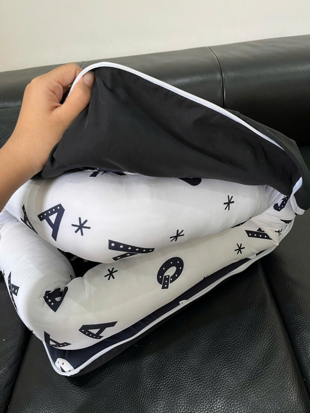 Giường đệm ngủ cho bé Navy/trắng (no brand) - Ảnh 6