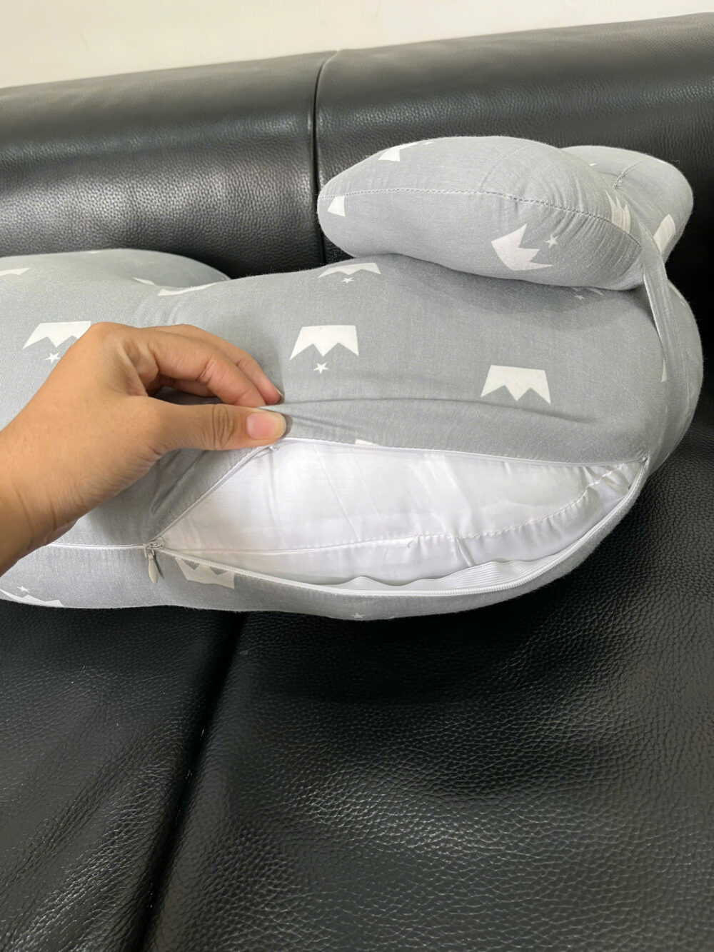 Gối cho bé bú đa năng cao cấp RUNA KIDS ( 44x57cm) - Ảnh 4
