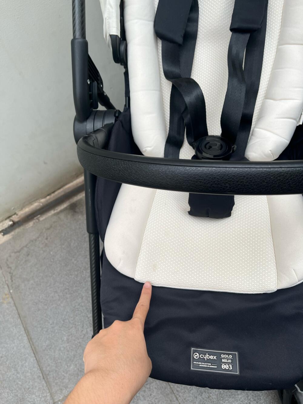 Xe đẩy Cybex Melio Carbon 3 màu trắng/ đen (sơ sinh-15kg) - Ảnh 11