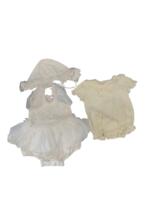 Set 2 bộ body suit HeheHihi cho bé màu trắng, be (size:1/3m,6/9m)