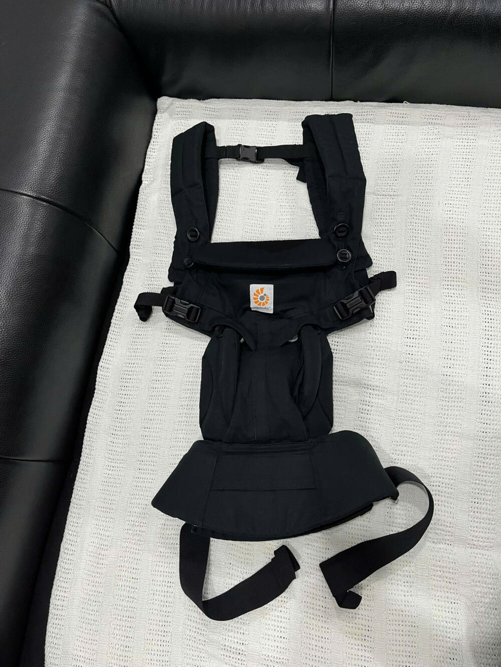 Địu Ergobaby Omni 360 Cotton màu đen (no box) - Ảnh 8