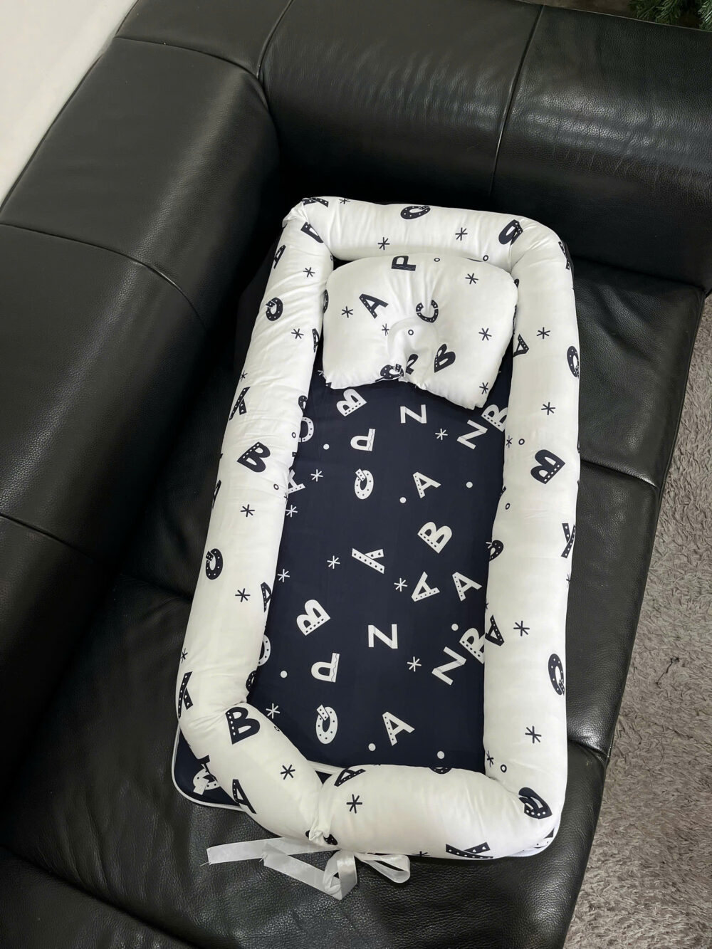 Giường đệm ngủ cho bé Navy/trắng (no brand) - Ảnh 10