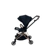 Xe đẩy Cybex Mios 2 màu đen khung rosegold (sơ sinh-22kg)