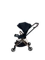 Xe đẩy Cybex Mios 2 màu đen khung rosegold (sơ sinh-22kg)