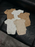 Set 4 bộ bodysuit Nextbaby gấu nâu trắng (size: 3/6m) tặng 1 bộ - Ảnh 9