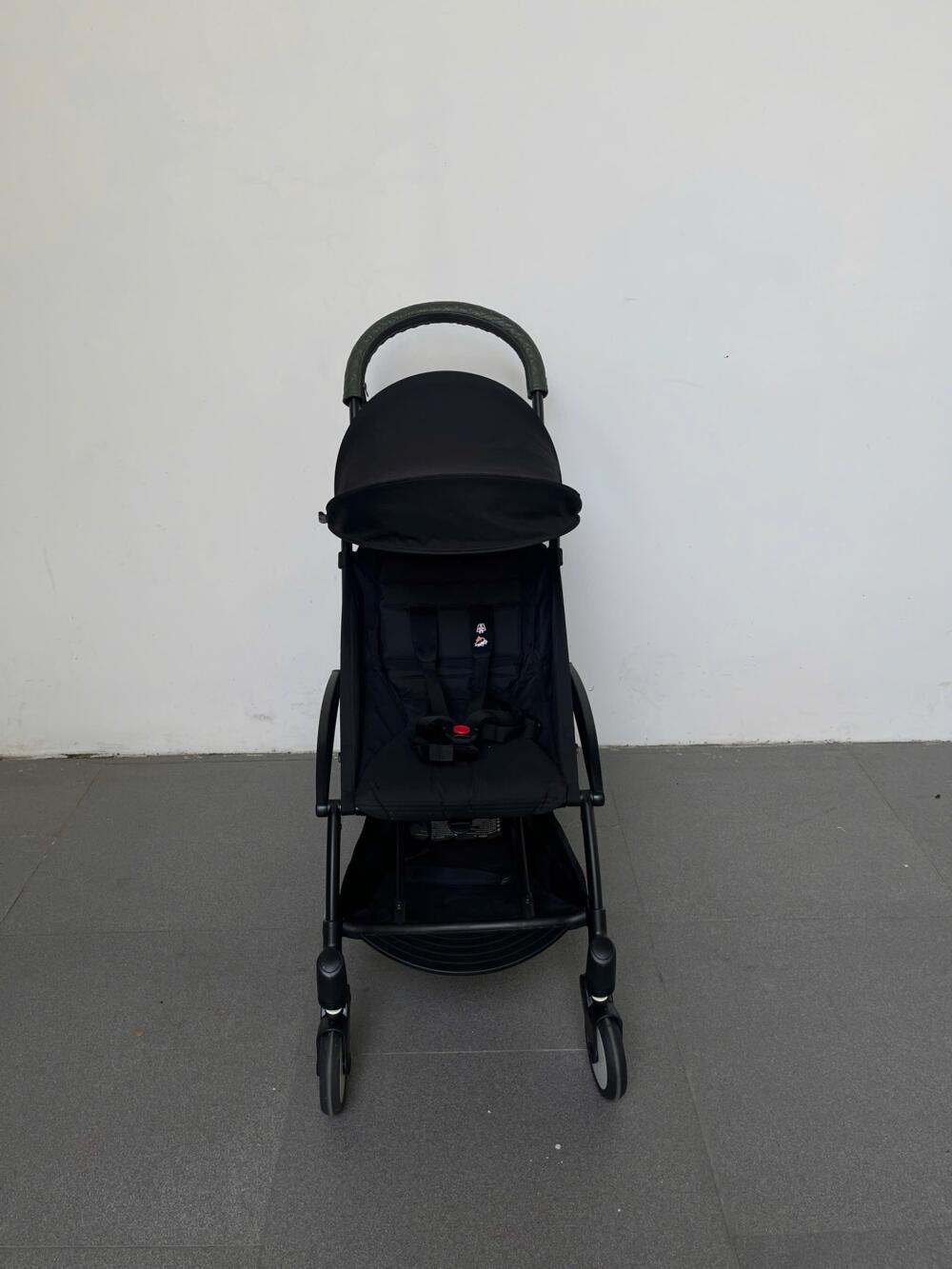 Xe đẩy yoyo+ màu đen kèm bọc tay da (size: 6M/22kg) - Ảnh 8