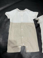 Set 2 bộ bodysuit Albetta màu nâu trắng ( size 0/3m, 6/9m) - Ảnh 6