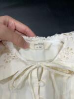 Bộ bodysuit váy sơ mi Dear Bebé (size: 6/9m) tặng kèm body đùi Bilbi vải đũi (size:6/12m) - Ảnh 7