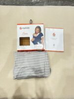 Địu vải Ergobaby Aura Wrap, màu Grey Tripes (Size: từ sơ sinh 3kg6 đến 11kg3, full box) - Ảnh 5