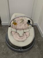 Nôi Nuna Leaf Curv kèm thanh đồ chơi màu xám/ hồng (sơ sinh - 60kg) - Ảnh 11