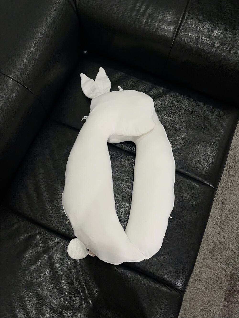 Gối thỏ Raras vải bamboo màu trắng - Ảnh 7