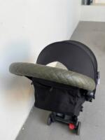 Xe đẩy yoyo+ màu đen kèm bọc tay da (size: 6M/22kg) - Ảnh 14