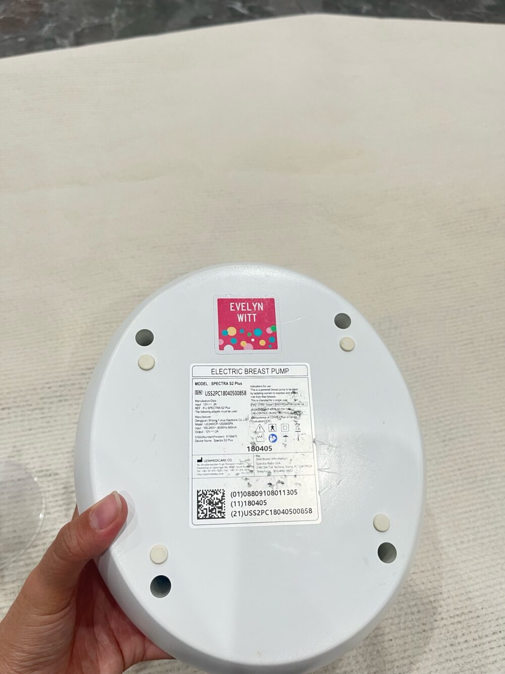 Máy hút sữa đôi Spectra S2+ màu hồng ( no box) - Ảnh 10