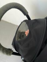 Xe đẩy yoyo+ màu đen kèm bọc tay da (size: 6M/22kg) - Ảnh 17