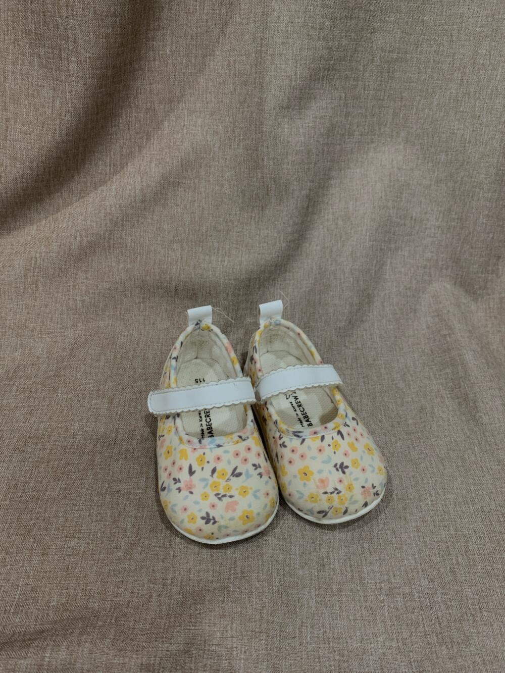 Giày tập đi đế mềm BabeCrew hoạ tiết hoa nhí (size:115 ~ 11.5cm) - Ảnh 9