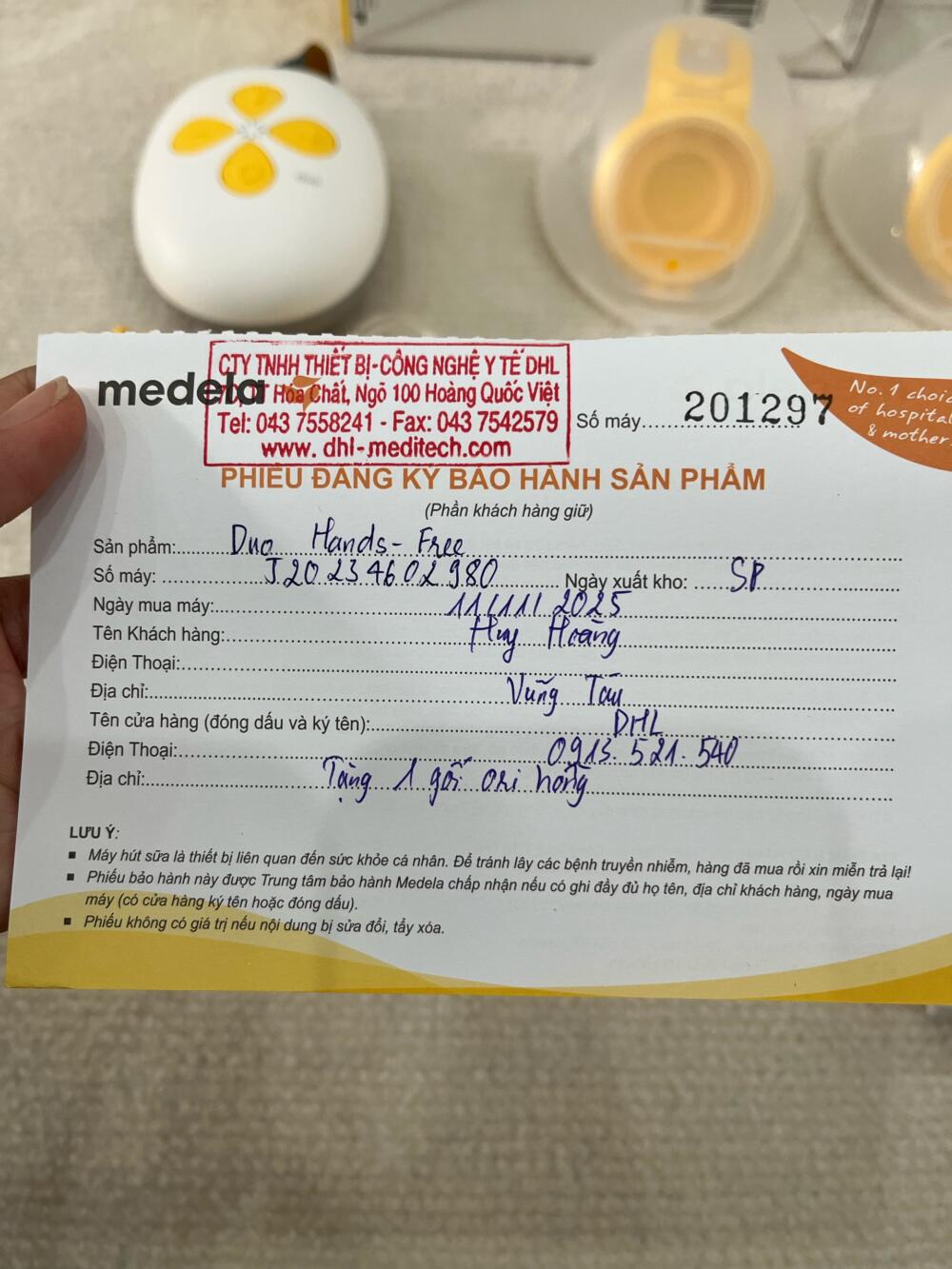 Máy hút sữa Medela Duo Hands-free (fullbox, còn BH 11/11/2026) - Ảnh 14