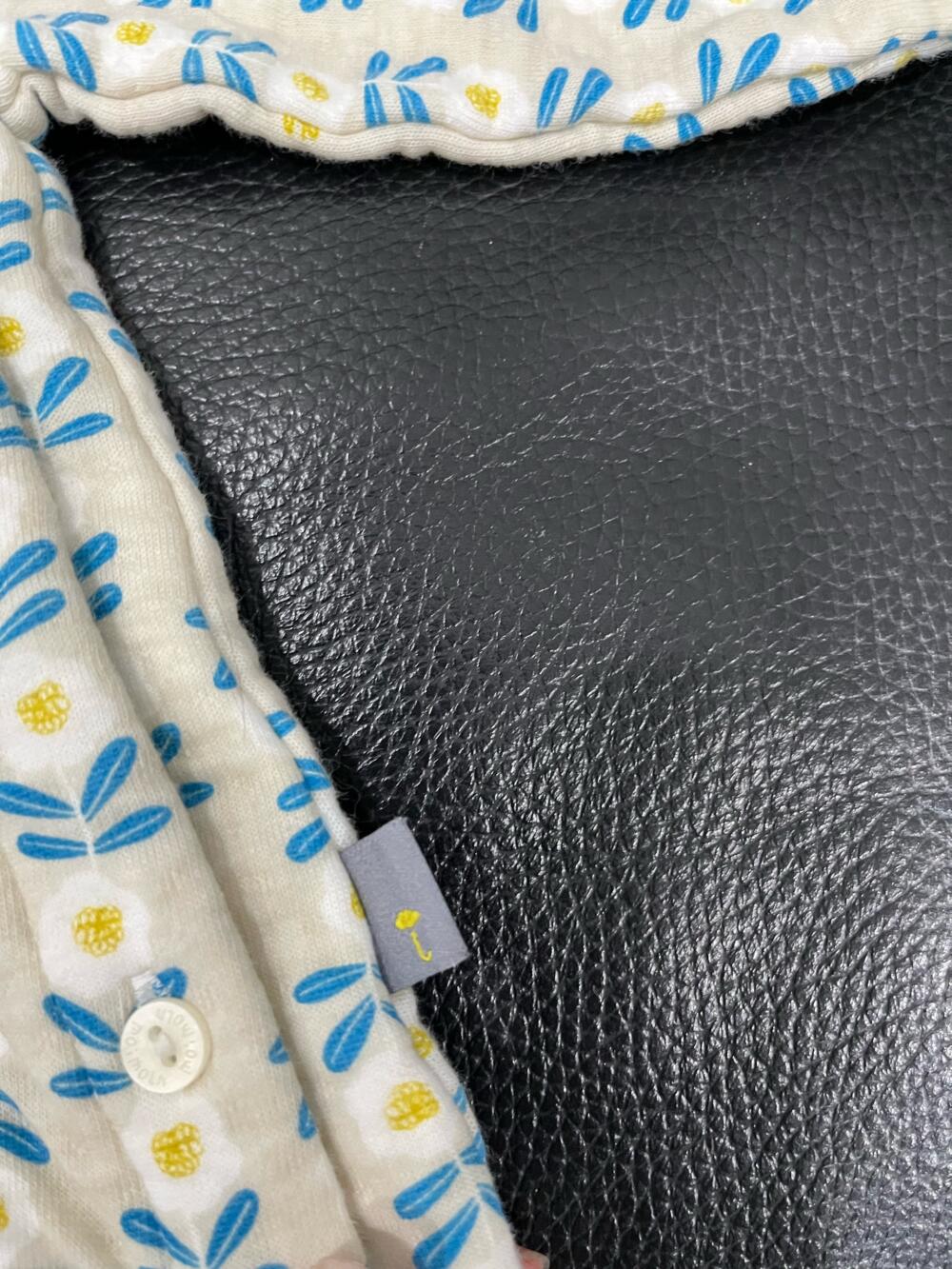 Bộ quần áo nỉ dài tay Moimoln hoạ tiết hoa ( size: 9/12m) - Ảnh 7