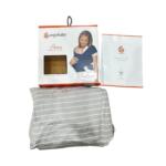 Địu vải Ergobaby Aura Wrap, màu Grey Tripes (Size: từ sơ sinh 3kg6 đến 11kg3, full box)